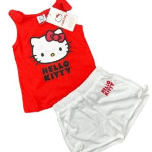 Hello Kitty Sleeve Red Less Summer Set (Copy)