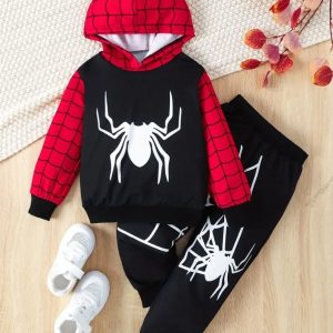 Spider Man Hoodies Set