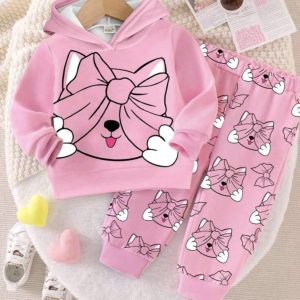 Cat Love Hoodies Set